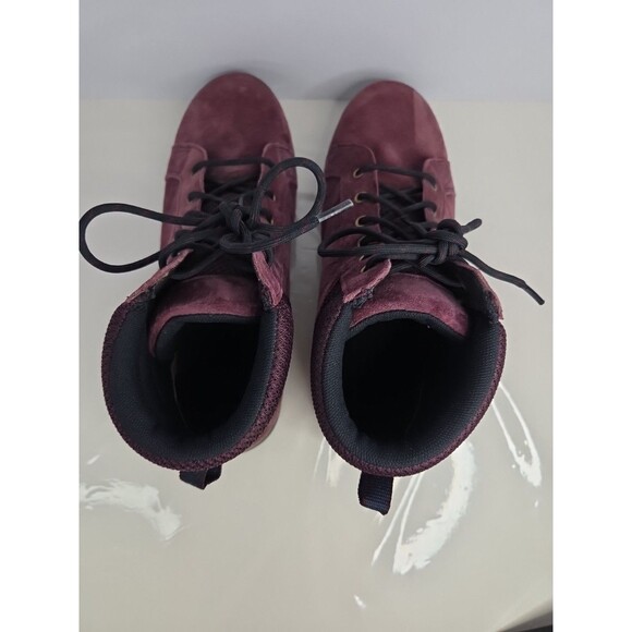 Duluth Trading Co Women Boot 8.5 Purple Suede Steel Creek Ankle Hiking Outdoorsy - Picture 7 of 11